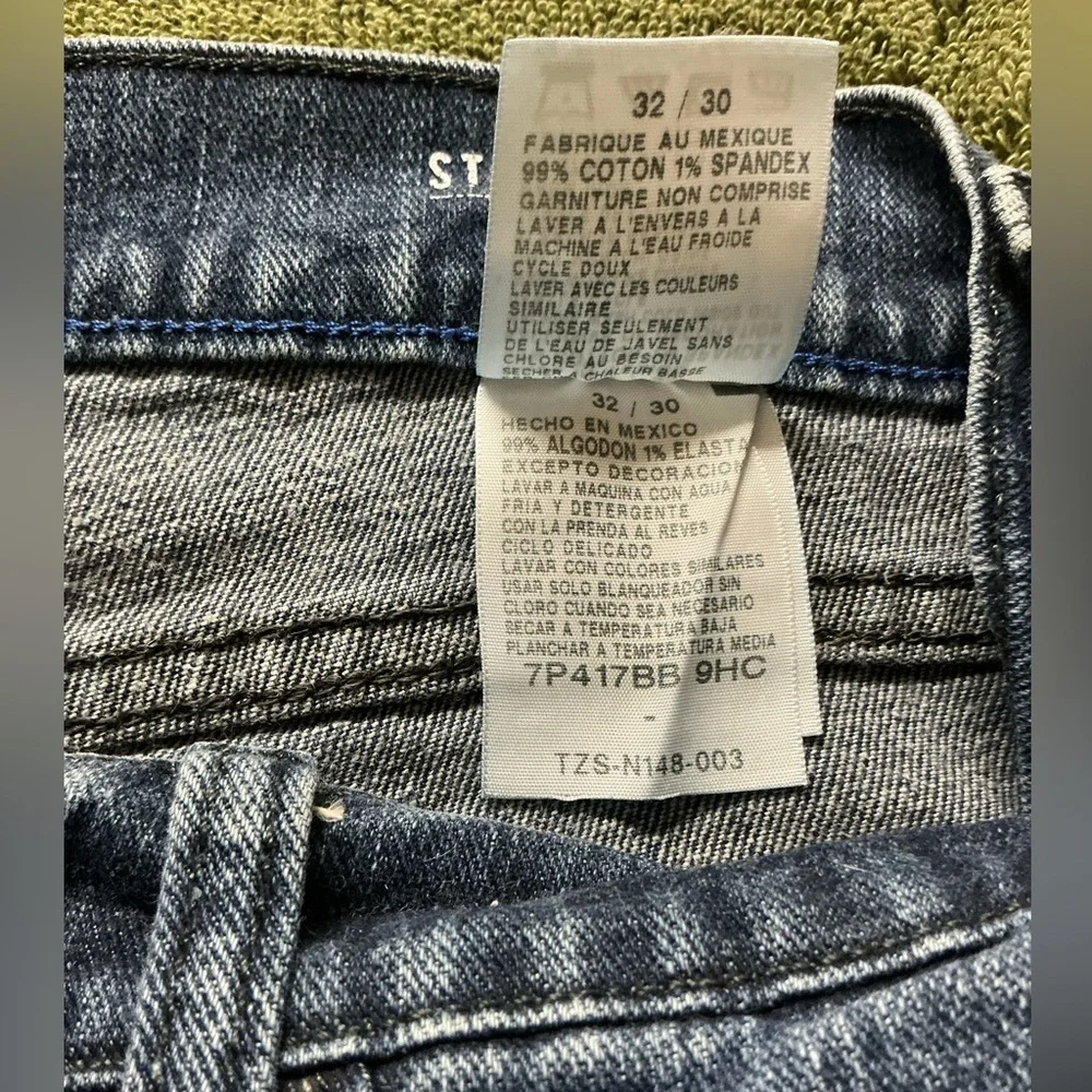 Nautica Vintage Blue Straight Denim Jeans Classic Style Sz 32/30